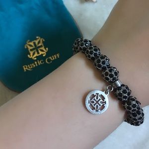 Black Kennedy Rustic Cuff